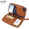 RFID Blocking Travel Wallet with Wrist Strap