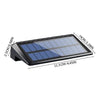Solarbetriebene LED-Zaun- & Terrassenleuchten (2er-Pack)