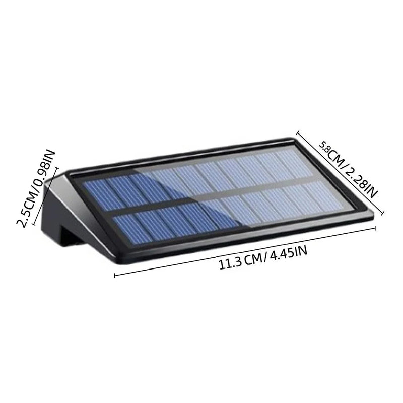 Solarbetriebene LED-Zaun- & Terrassenleuchten (2er-Pack)