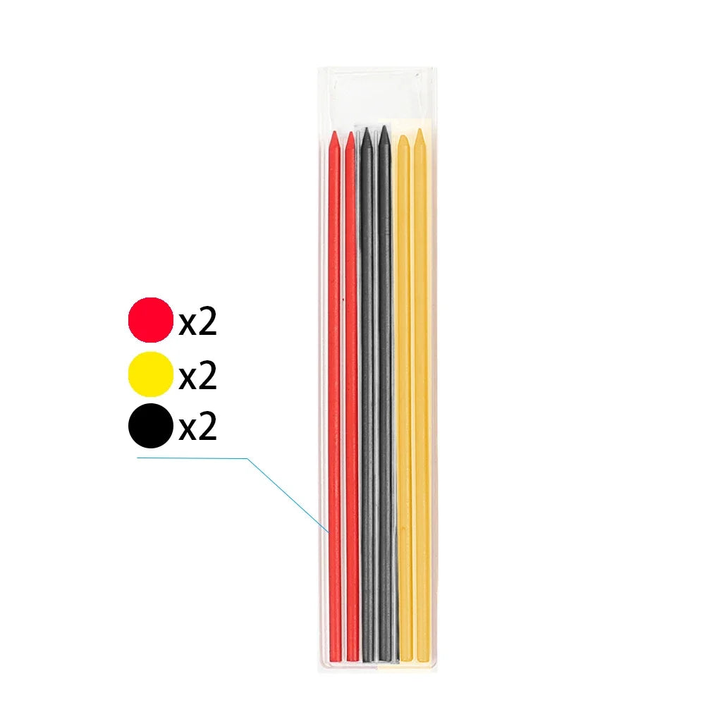 Precision Carpenter's Mechanical Pencil with Integrated Sharpener