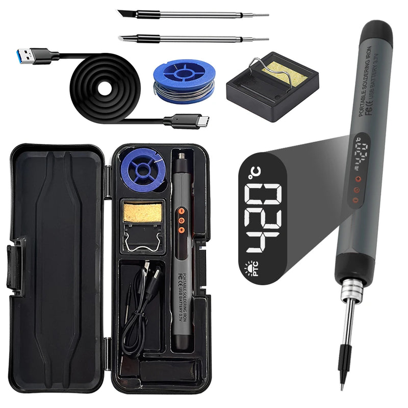 Portable USB-C Rechargeable Soldering Iron