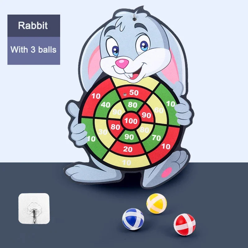 Sticky Ball Dart Board Set for Kids