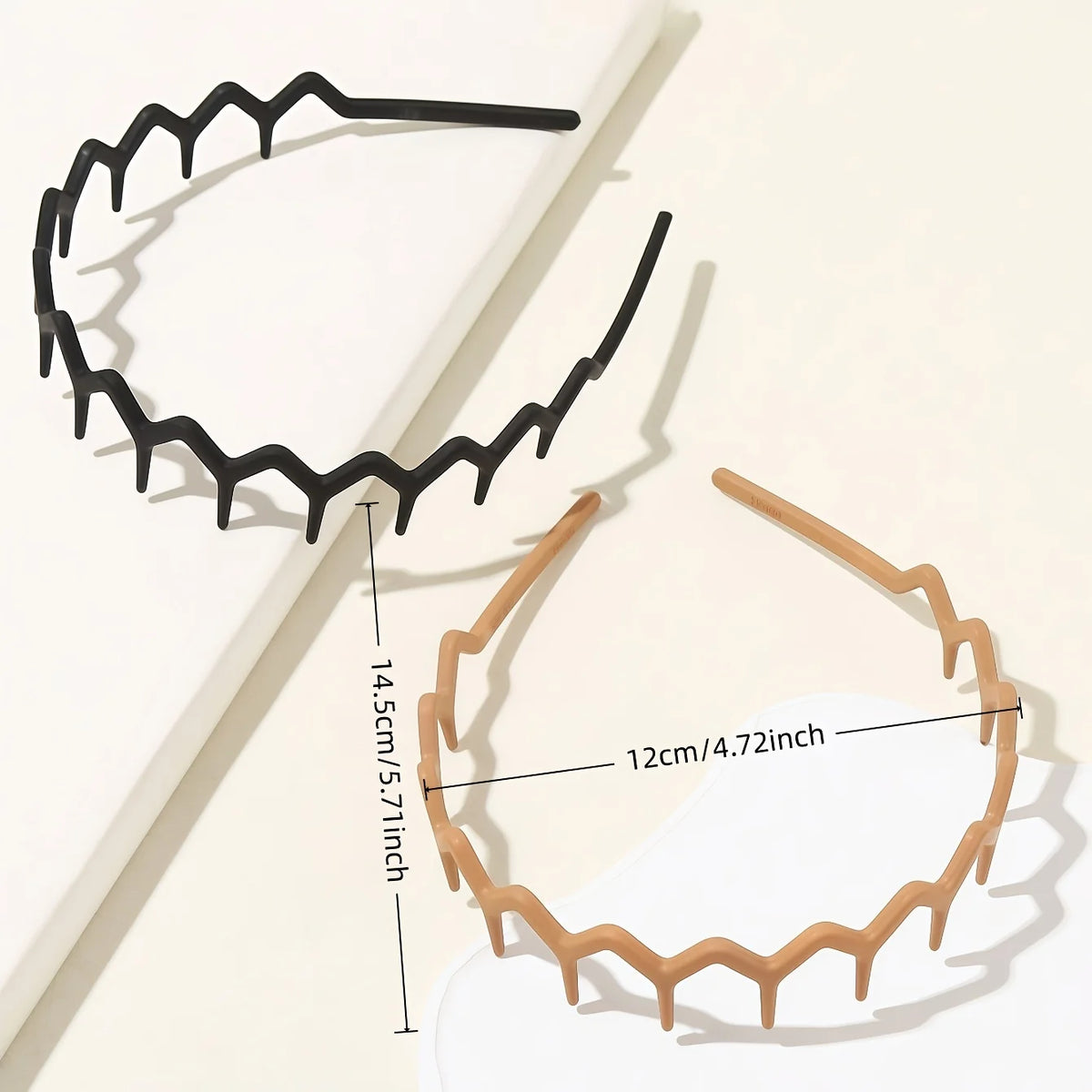 Anti-Slip Zickzack Wavy Headbands für Haare und Haut