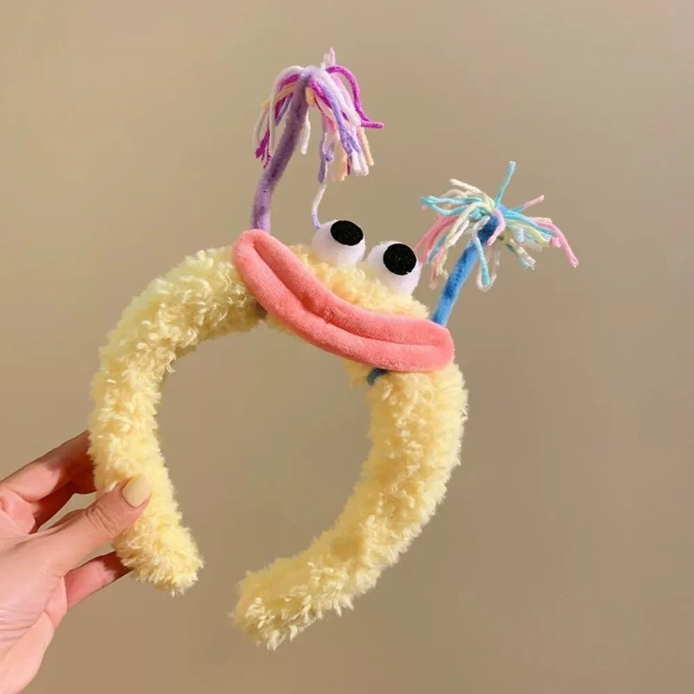 Bandeau à cheveux en forme de anneau de dessins animés coloré