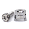 304 Stainless Steel Cage Nuts and Captive Screws for Rack Mounting (M5/M6)