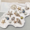 Beach-Themed Shoe Charms Set - 16 Pieces