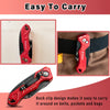 Folding Utility Knife with Built-In Blade Storage and Gut Hook