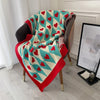 Herz-Jacquard-Decke