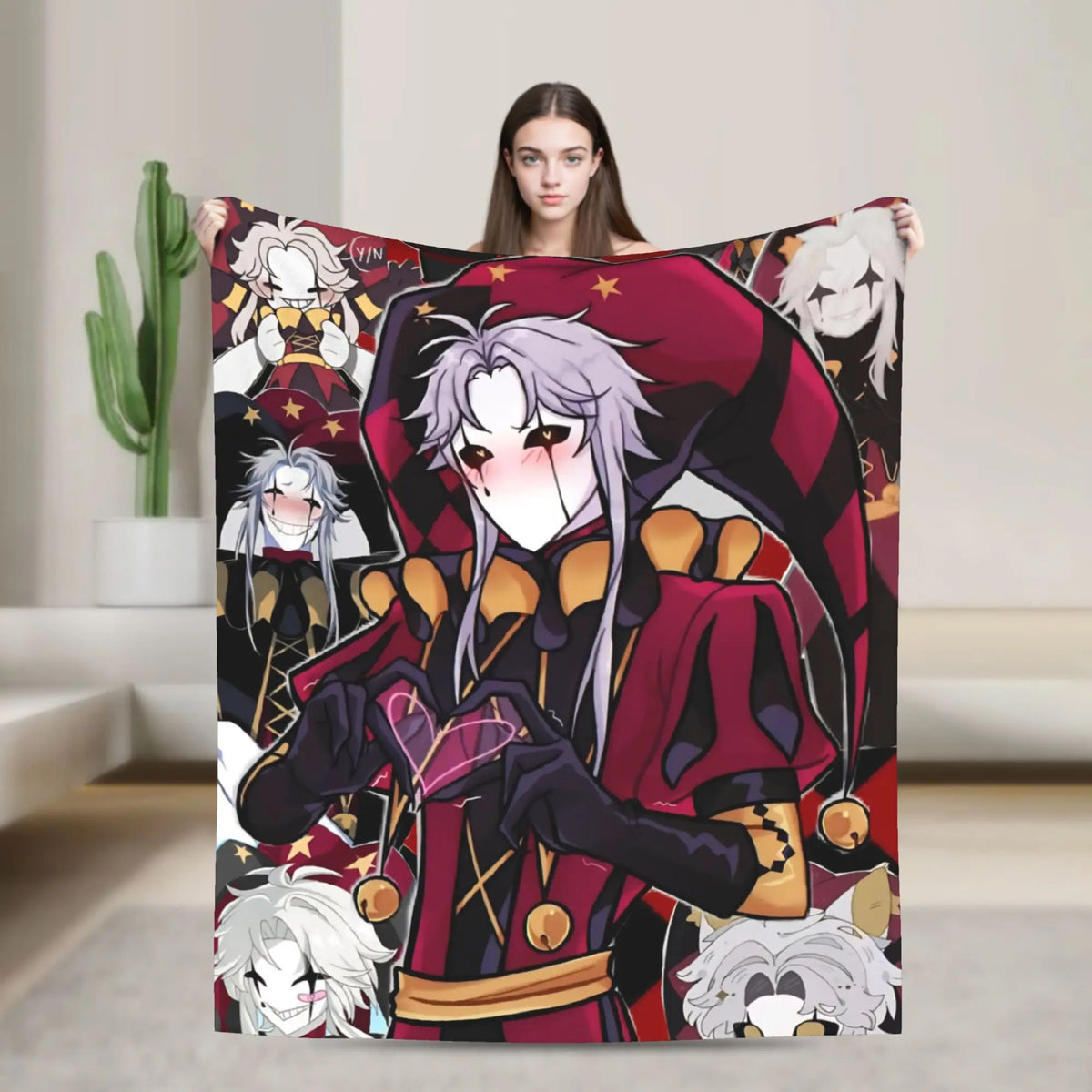 Cozy Circus Throw Blanket – Soft Fleece Plush for Year-Round Comfort