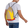 Recycled Kraft Paper Drawstring Backpack