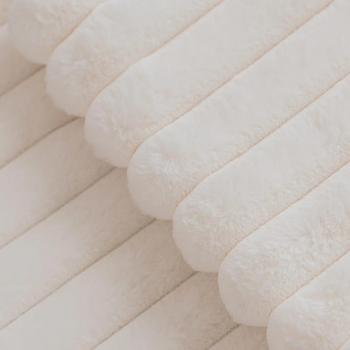 Plush Faux Fur Square Cushion Cover