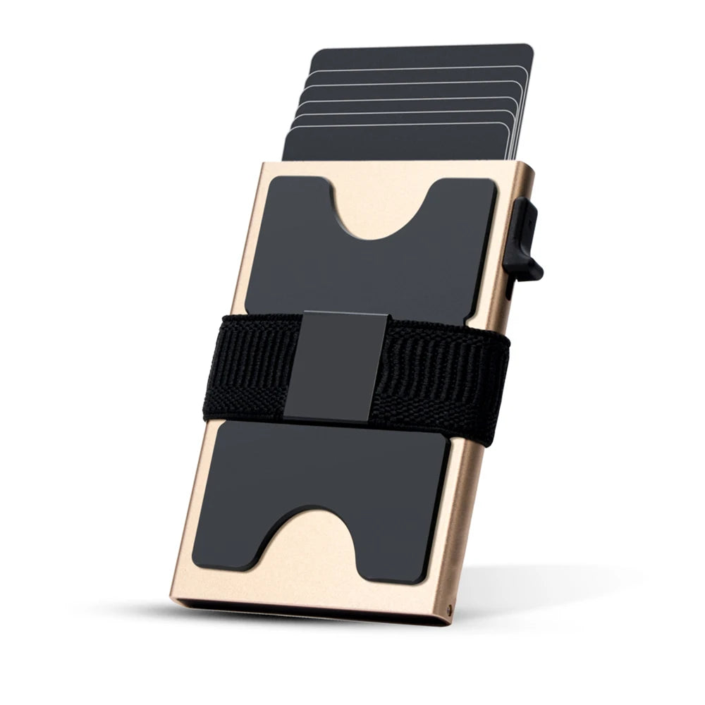 Slim Aluminium Pop-Up Kartenetui