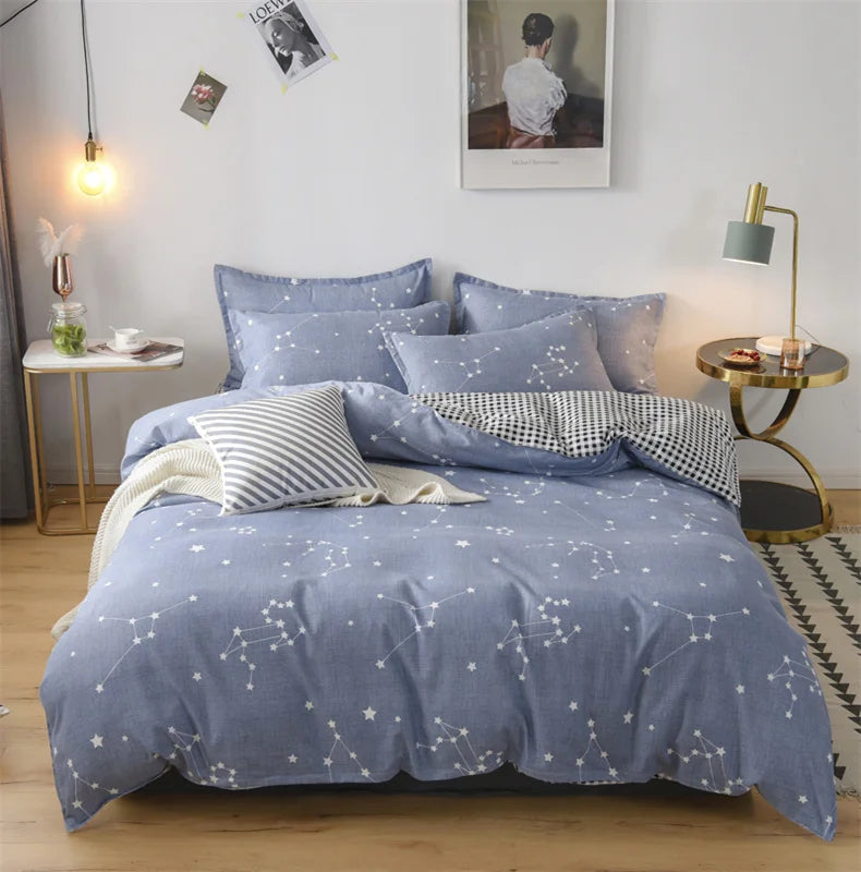 Brushed Polyester Duvet Cover with Matching Pillowcases