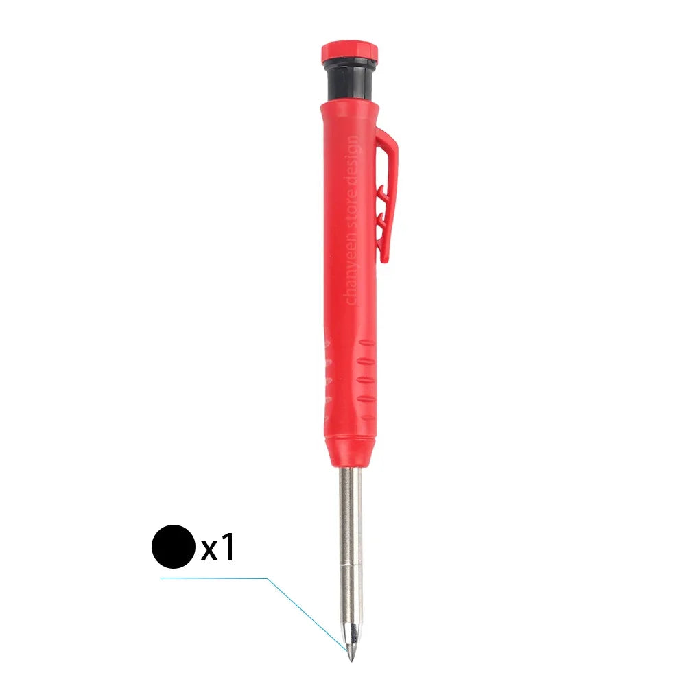 Precision Carpenter's Mechanical Pencil with Integrated Sharpener