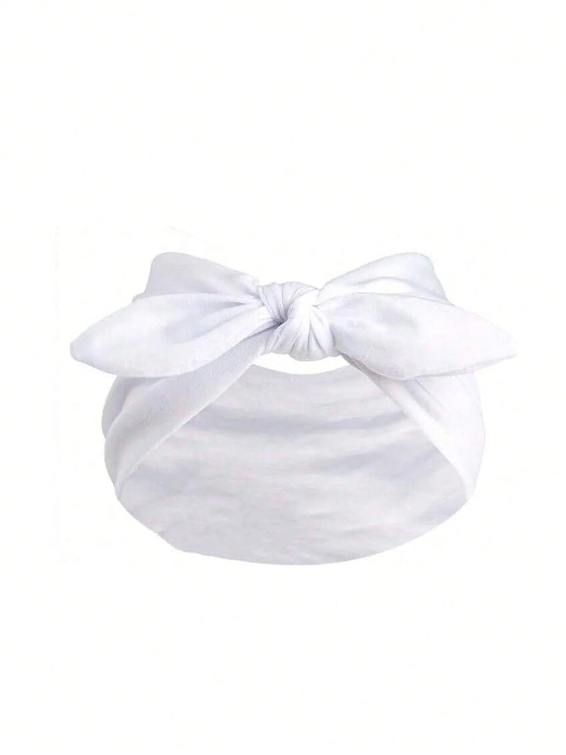 Bandeau Large Bohème avec Nœud et Oreilles de Lapin