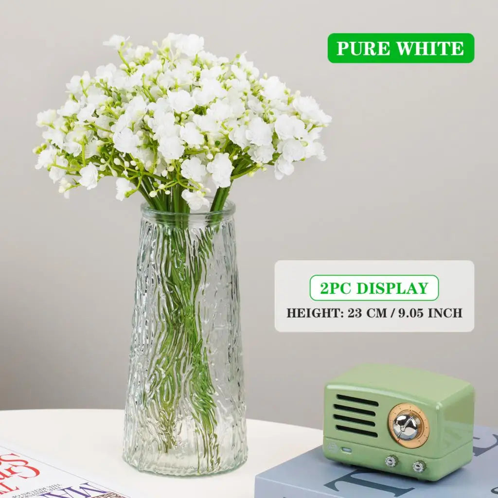 Artificial Gypsophila Bouquet - 42 Stem Silk Flower Arrangement