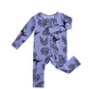 Eco-Friendly Bamboo Baby Romper with Zipper Closure