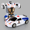 One-Key Transforming Robot Car Toy