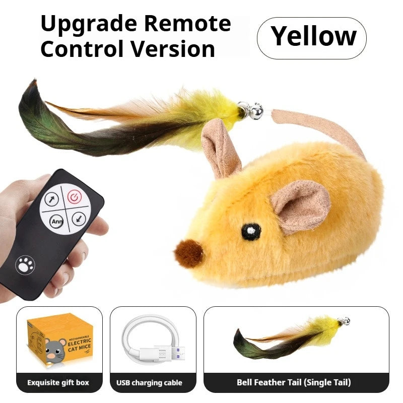 Juguete de Ratón Automático para Gatos con Sonido