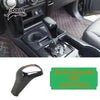 Carbon fiber trim kit for Toyota 4Runner featuring a textured grip component.