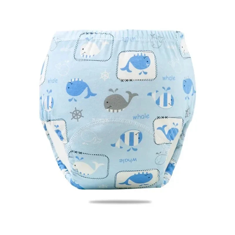 Reusable Cotton Potty Training Pants for Toddlers, Breathable & Waterproof