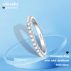 GRA Certified Moissanite Engagement Ring
