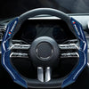 Carbon Fiber Texture Steering Wheel Cover - Anti-Slip & Comfortable Grip
