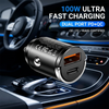 100W Dual Port Car Charger with USB-C & USB-A Fast Charging