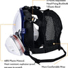Full Face Chemical Respirator Mask with Anti-Fog Visor