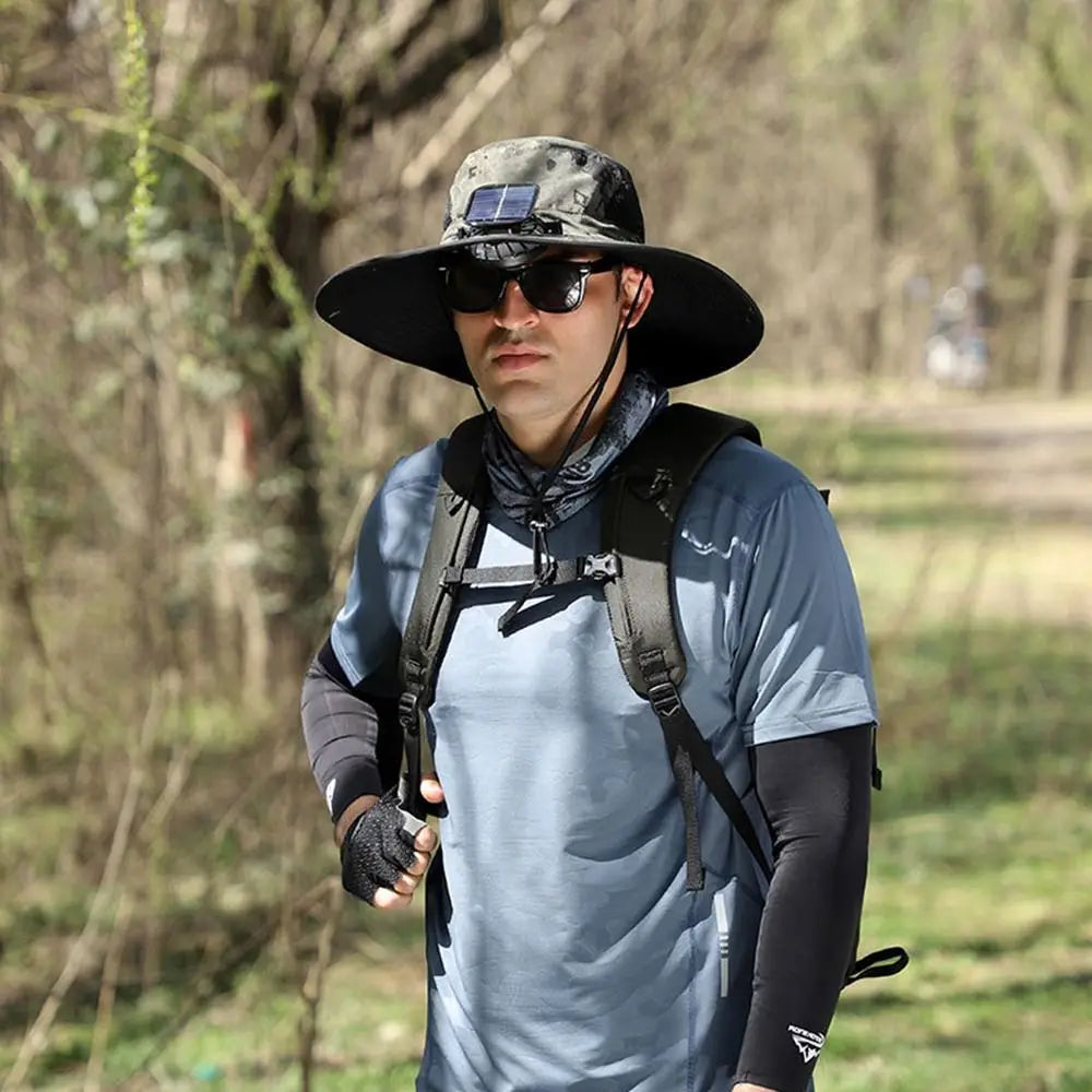 Solar Rechargeable Cooling Hat