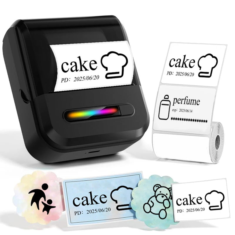 Portable Wireless Thermal Label Printer