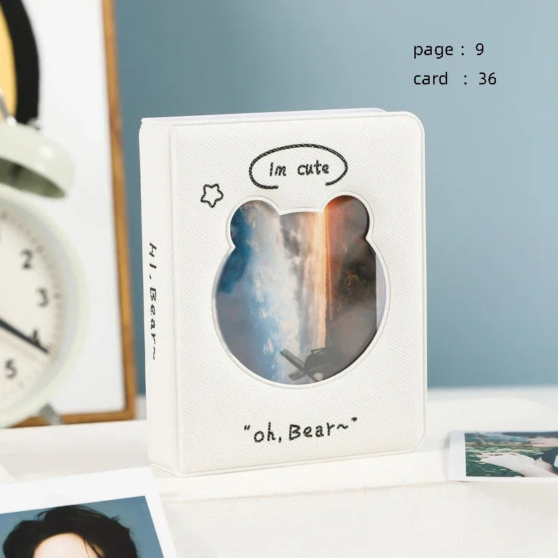 Heart-Shaped Mini Photo Album for K-pop Photocards