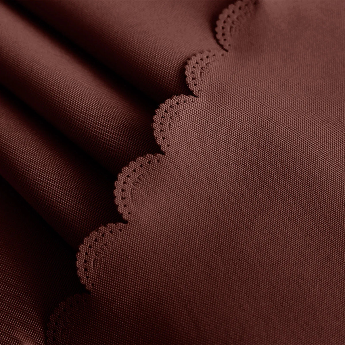 Round Solid Color Polyester Tablecloth for Weddings, Parties & Dining