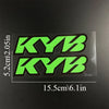 KYB Fork Suspension Decal Stickers for Motorcycles (2-Pack)