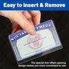 Clear PVC Card Protector Sleeves (5-Pack)