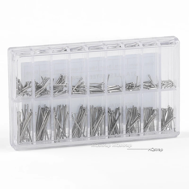 Stainless Steel Watch Band Pins Assortment Kit (360 Pieces)