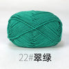 4-Ply Soft Cotton Blend Yarn for Knitting and Crochet
