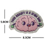 Quirky Animal Applique Patches with Hook and Loop Backing