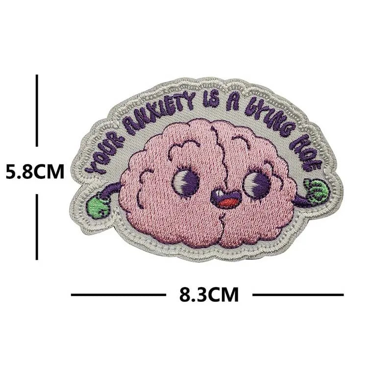 Quirky Animal Applique Patches with Hook and Loop Backing