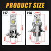 H7 LED Headlight Bulbs with Advanced Cooling (2-Pack)
