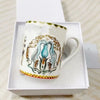 Set de Tasses à Café en Os Rétro