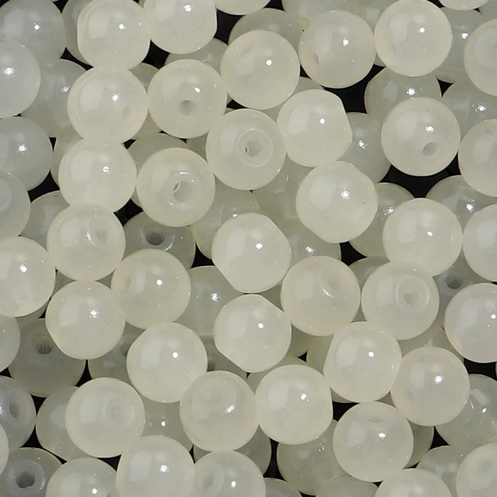 Colorful Round Glass Beads for Jewelry Making