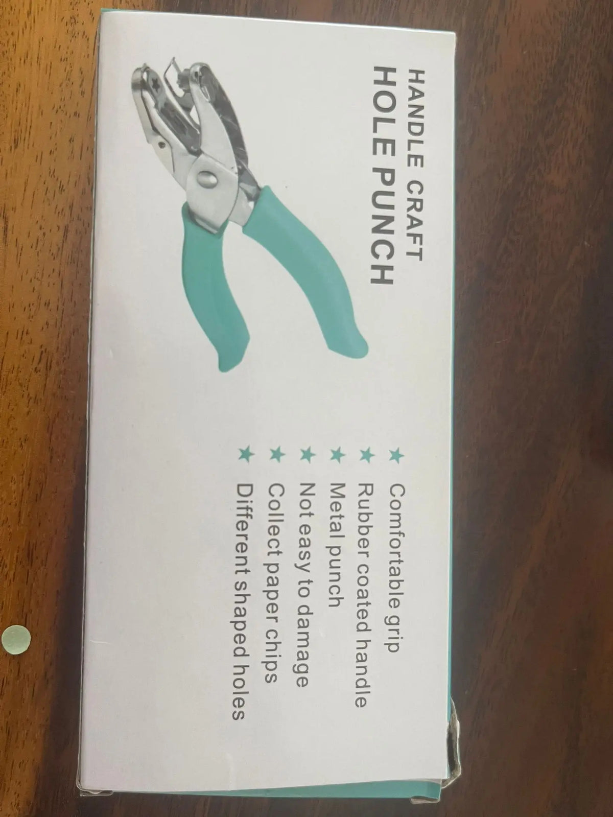 Metal Single-Hole Punch for Scrapbooking and Crafts