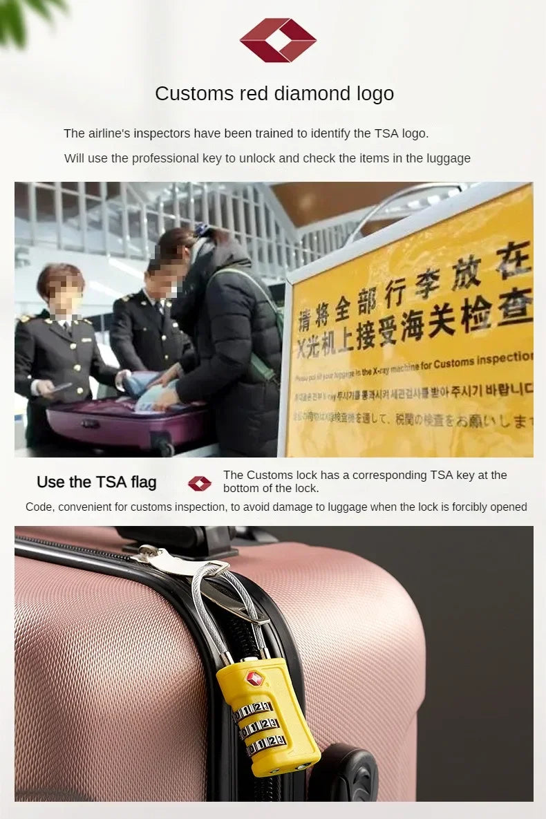 TSA-Approved 3-Digit Combination Lock for Luggage