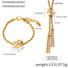 Ensemble de bijoux en chaîne torsadée avec cristaux