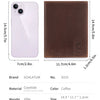 Vintage Genuine Leather Passport Holder with RFID Blocking