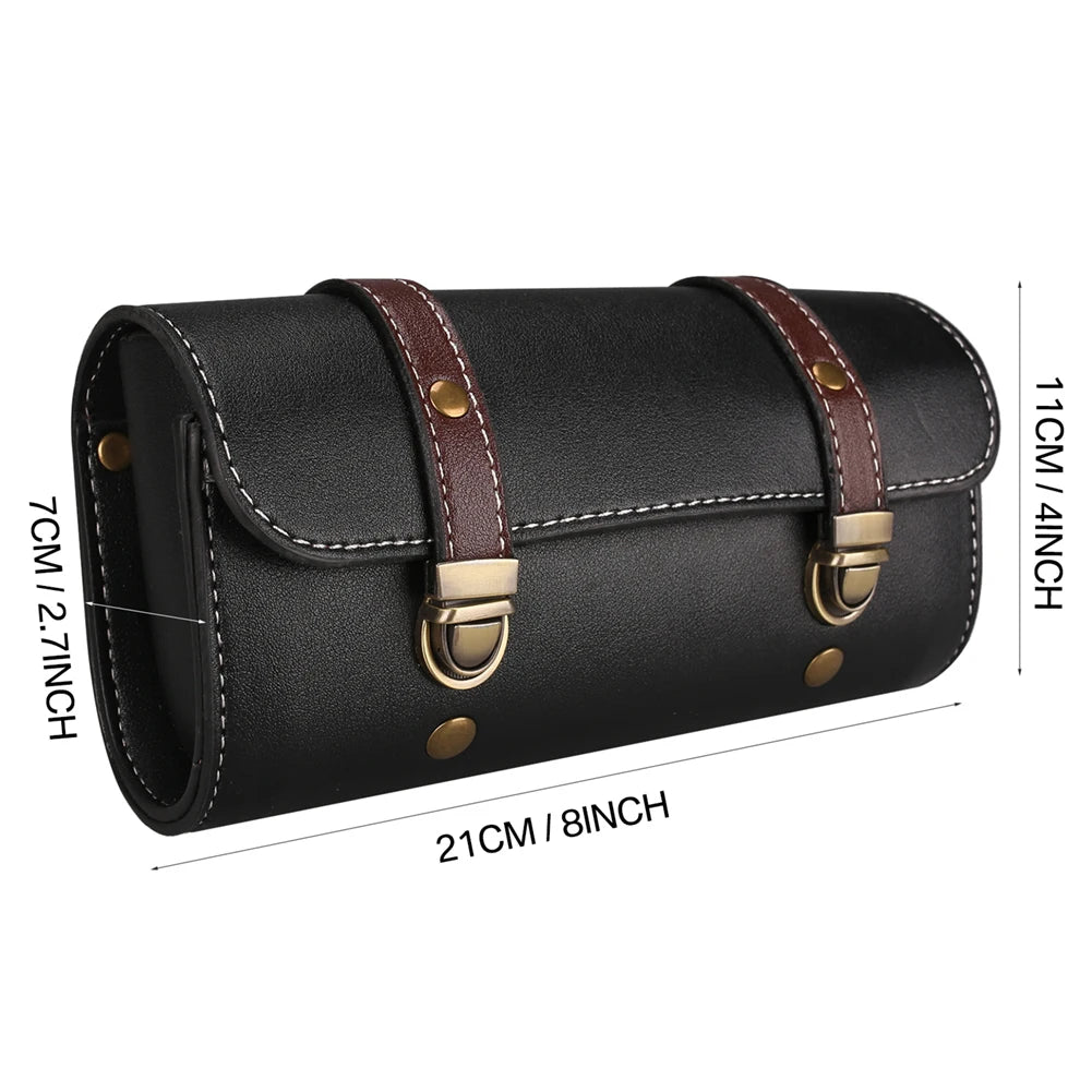 Motorcycle PU Leather Utility Saddlebag