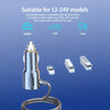 4-Port USB Car Charger with Fast Charging