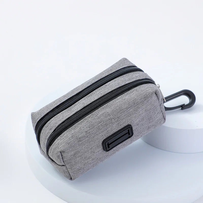 Compact Poop Bag Dispenser with Refill Holder