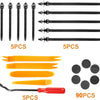 Universal Auto Trim Clip Assortment Kit – Plastic Push Rivets & Fasteners